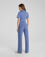 SPANX AirEssentials® Collared Tie-Waist Jumpsuit | Rain