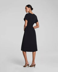 SPANX® CarryOn Belted Midi Dress | Classic Black