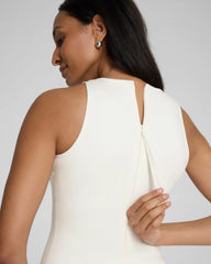 SPANX® Ponte Sleeveless A-Line Midi Dress | Ivory