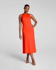 SPANX® Ponte Sleeveless A-Line Midi Dress