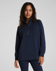 SPANX AirEssentials® Half Zip Tunic | Timeless Navy