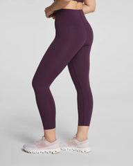SPANXshape® BodyLine 7/8 Leggings with Mid-Tummy Compression | Blackberry