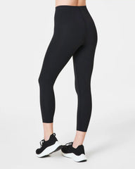 SPANXshape® BodyLine 7/8 Leggings with Mid-Tummy Compression | Very Black