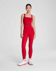 SPANX® BoostUp Square Neck Shelf Tank | SPANX® Red