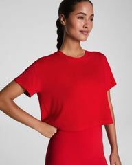SPANX® BoostUp Cropped Tee | SPANX® Red