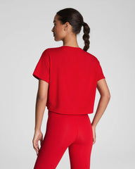 SPANX® BoostUp Cropped Tee | SPANX® Red