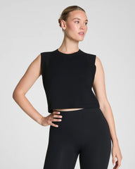 SPANX® BoostUp Cropped Tank | Very Black