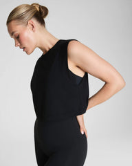 SPANX® BoostUp Cropped Tank | Very Black