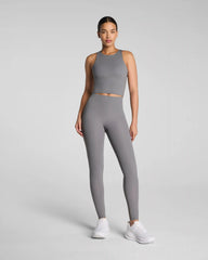 SPANXshape® BodyLine Sheerious Full-Length Leggings with Mid-Tummy Compression | Anthracite