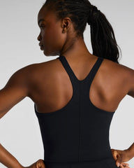 SPANX® BodyLine High Neck Cropped Tank with FlexForm Cups | Very Black