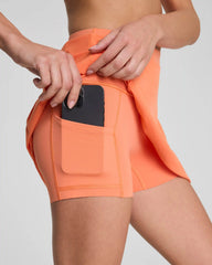 SPANXshape® BoostUp Pleated Skort, 14" | Persimmon