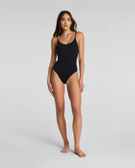 SPANXsmooth® Swim Scoop Neck One Piece | Very Black