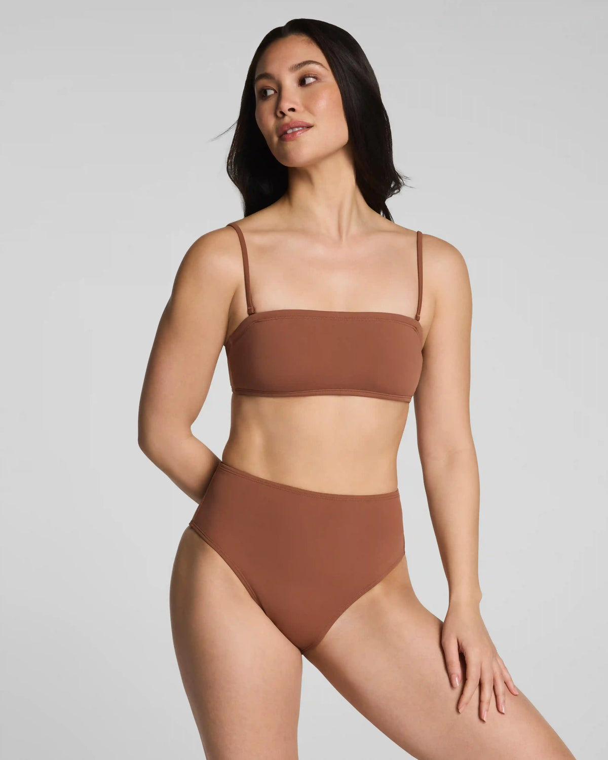 SPANXsmooth® Swim Bandeau Bikini Top | Caraway