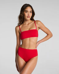 SPANXsmooth® Swim Bandeau Bikini Top | SPANX® Red