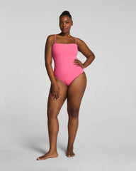 SPANXshape® Swim Bandeau One Piece | Hibiscus