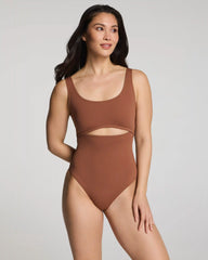 SPANXshape® Swim Cutout One Piece | Caraway