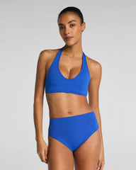 SPANXshape® Swim Halter Bikini Top | Current