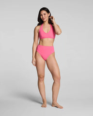 SPANXshape® Swim Halter Bikini Top | Hibiscus