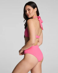 SPANXshape® Swim Halter Bikini Top | Hibiscus