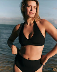 SPANXshape® Swim Halter Bikini Top