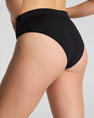 SPANXshape® Swim Hi-Rise Cheeky Bikini Bottom | Very Black