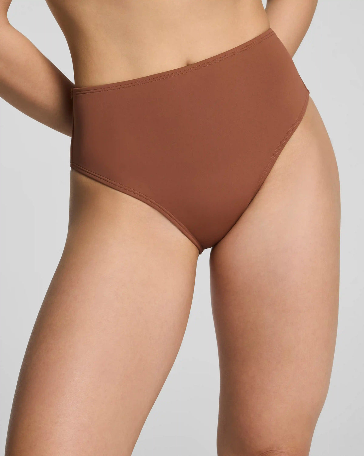 SPANXshape® Swim Hi-Rise Bikini Bottom | Caraway