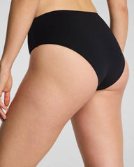 SPANXshape® Swim Hi-Rise Bikini Bottom | Very Black