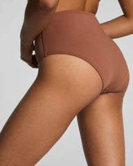SPANXshape® Swim Ultra Hi-Rise Bikini Bottom | Caraway