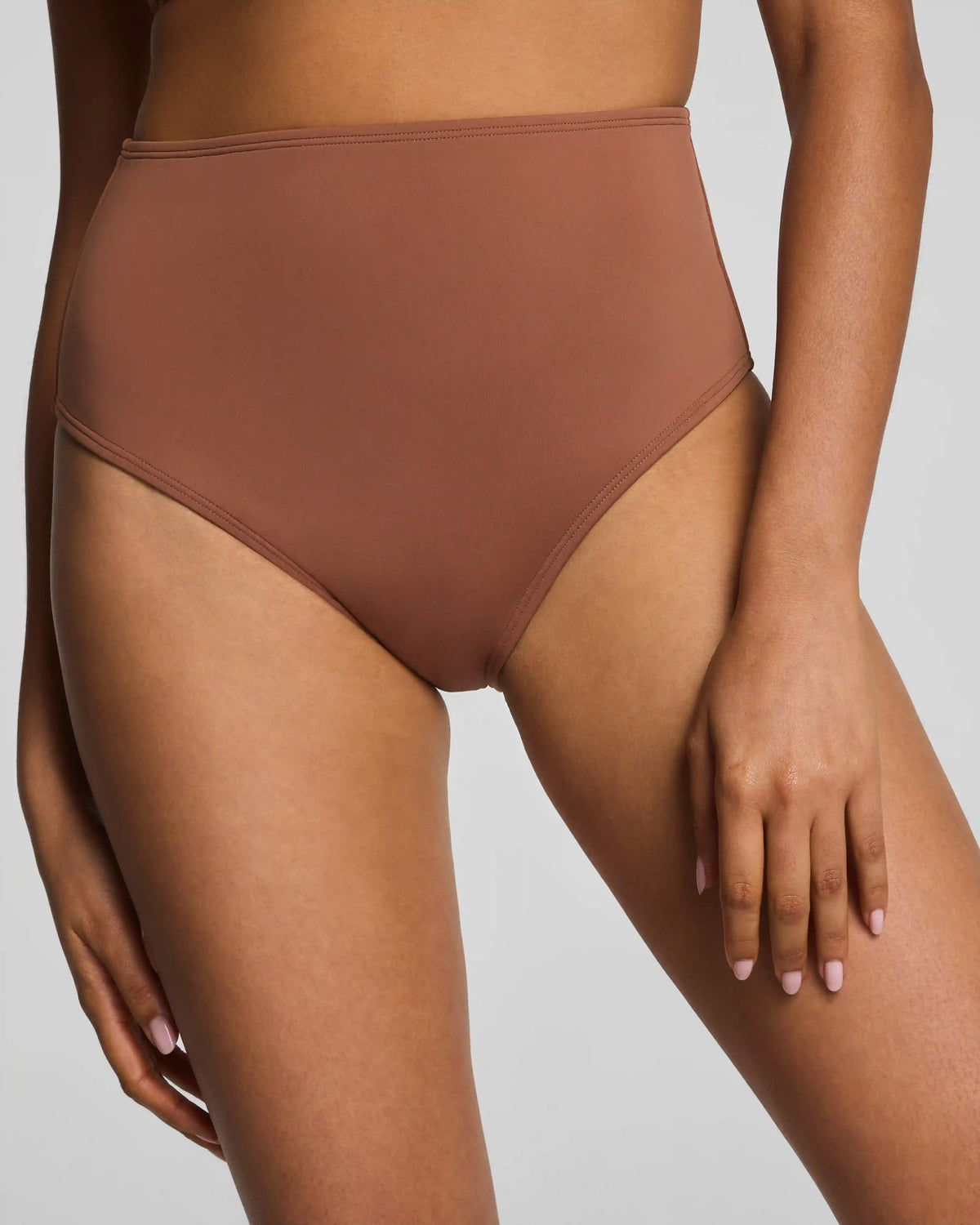 SPANXshape® Swim Ultra Hi-Rise Bikini Bottom | Caraway