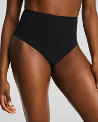 SPANXshape® Swim Ultra Hi-Rise Bikini Bottom | Very Black