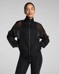 SPANX® BodyLine Sheerious Full Zip Jacket | Very Black