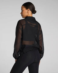 SPANX® BodyLine Sheerious Full Zip Jacket | Very Black