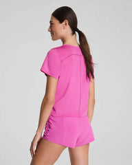 SPANX® BoostUp Crewneck Tee with StayCool Tech | Aurora