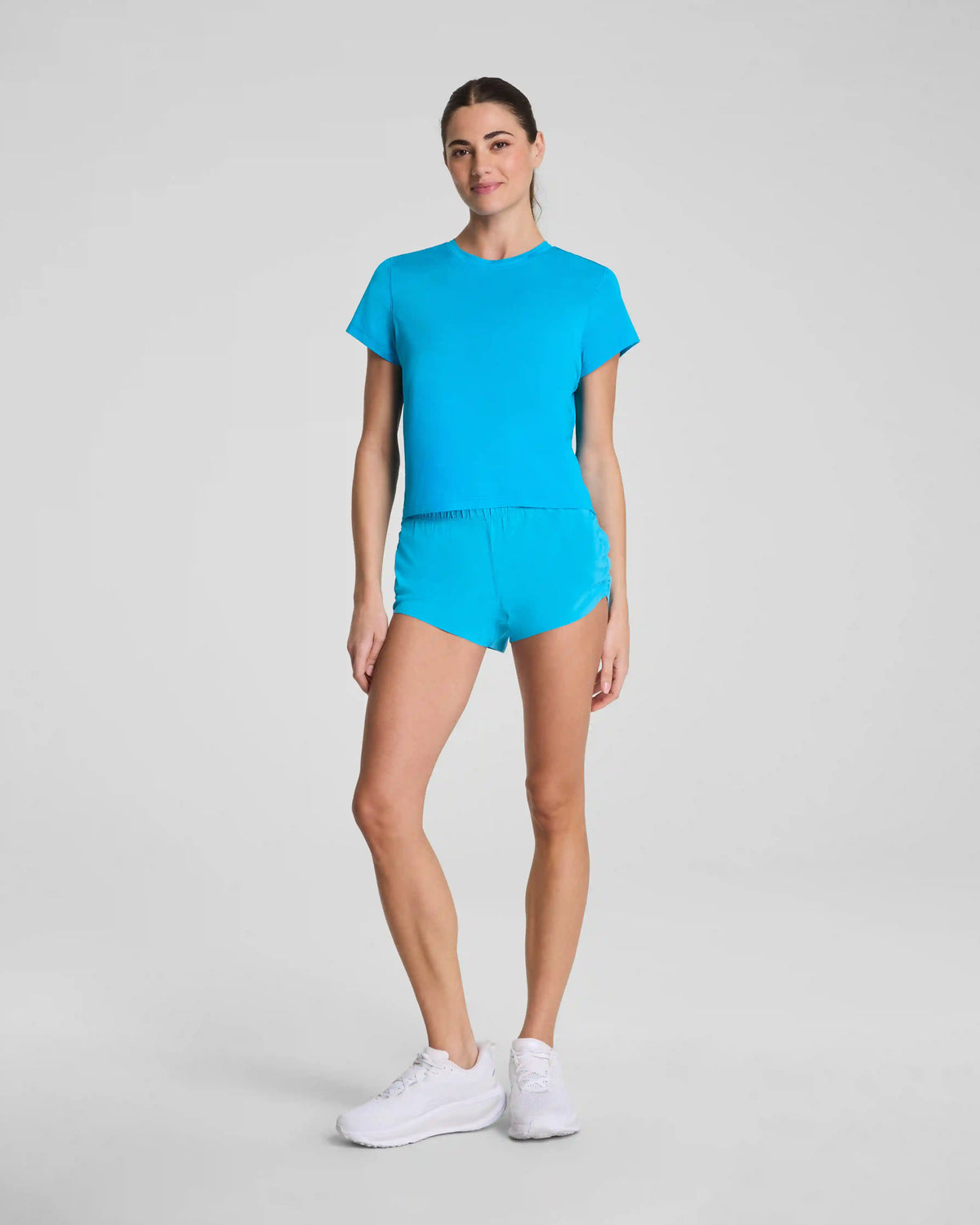 SPANX® BoostUp Cinched Run Short with StayCool Tech, 3" | Maritime