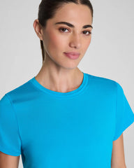SPANX® BoostUp Crewneck Tee with StayCool Tech | Maritime
