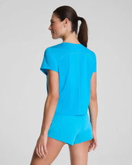 SPANX® BoostUp Crewneck Tee with StayCool Tech | Maritime