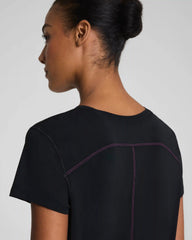 SPANX® BoostUp Crewneck Tee with StayCool Tech | Very Black