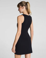 SPANXshape® PowerPlay Zip Front Dress | Very Black