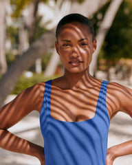 SPANXsculpt® Swim Square Neck One Piece | Current