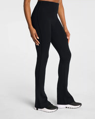 SPANXshape® BodyLine Micro Flare Pant with Full-Tummy Compression | Very Black
