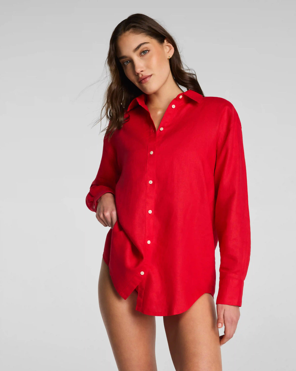 SPANX® Beach Button Down