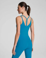 SPANX® BoostUp Scoop Neck Shelf Tank with StayCool Tech | Maritime