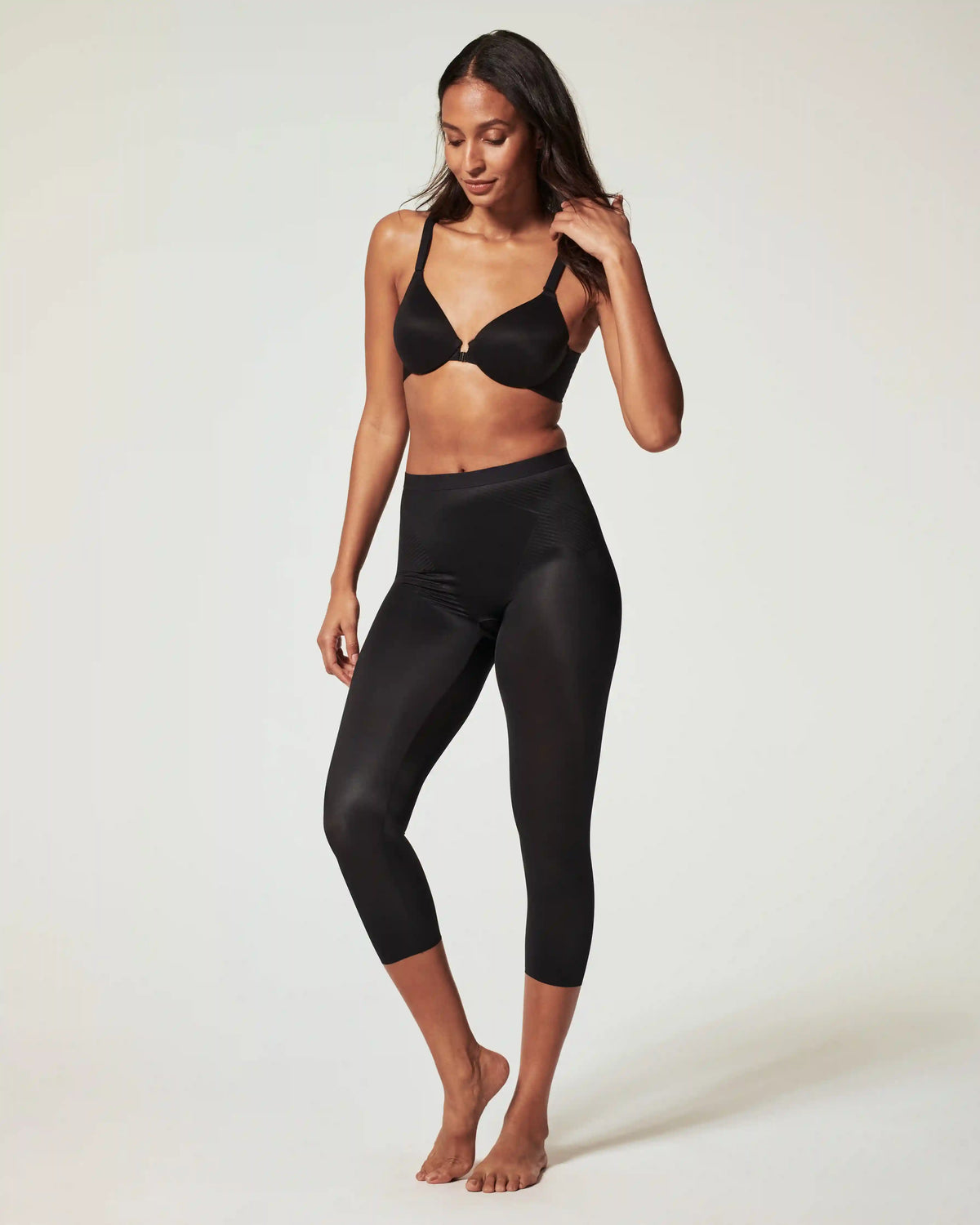 SPANXshape® Invisible Capri | Very Black